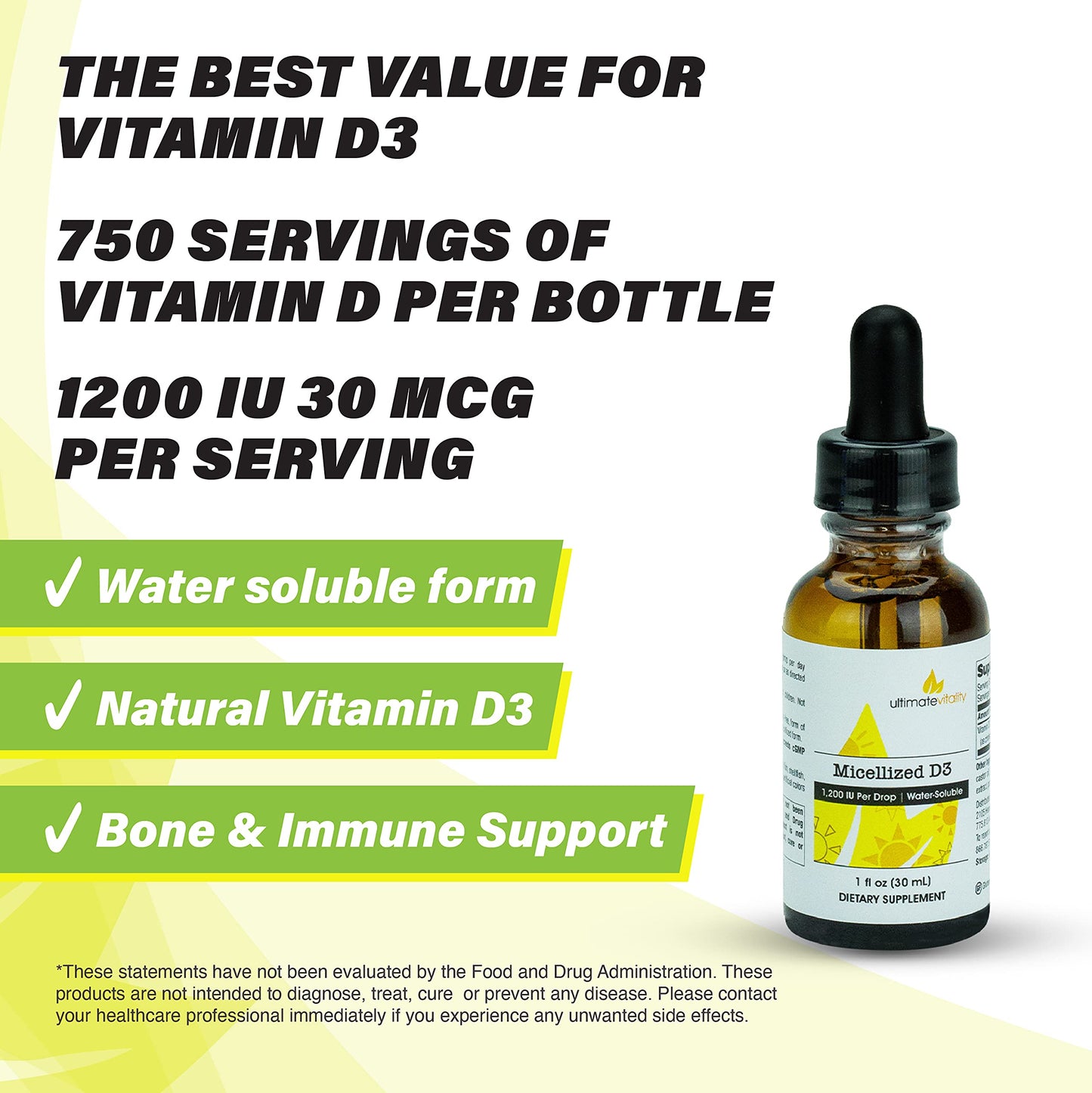 Goteo vitamina D3 líquida UltimateVitality