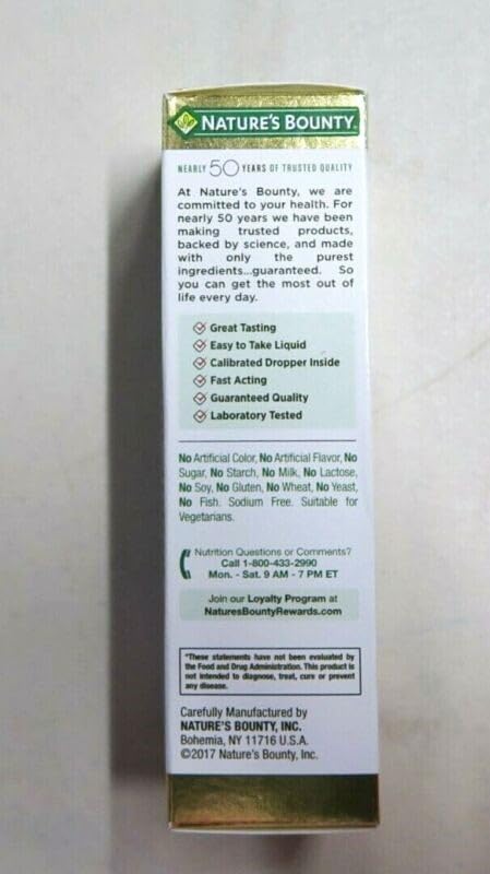 Gotero Nature's Bounty vitamina B12
