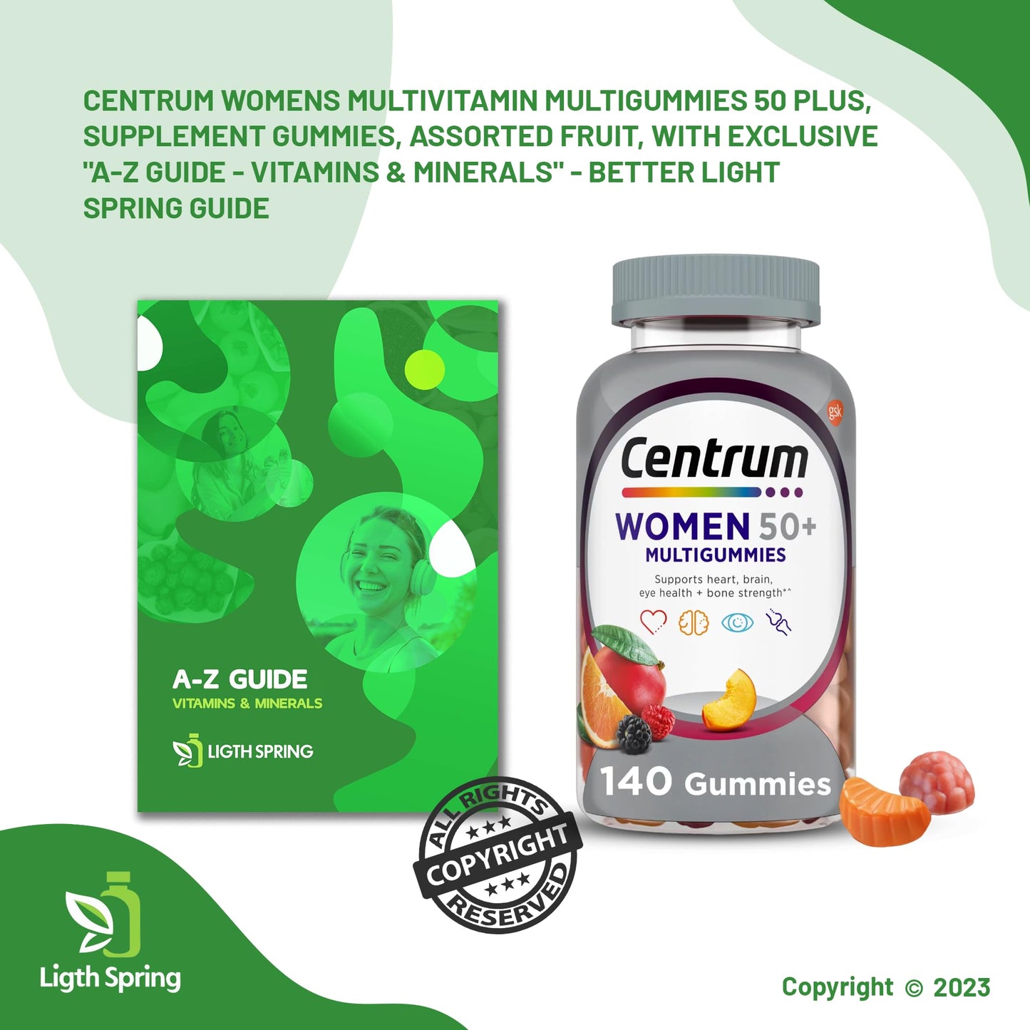 Guía A-Z de vitaminas y minerales Light Spring