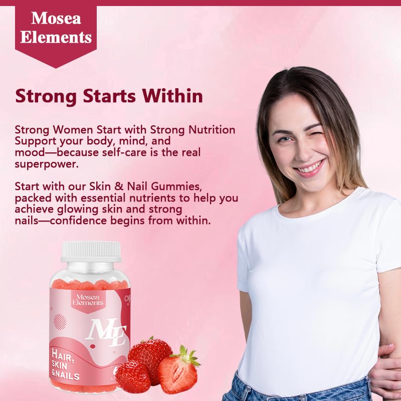 Gummies masticables para belleza con vitamina E y A
