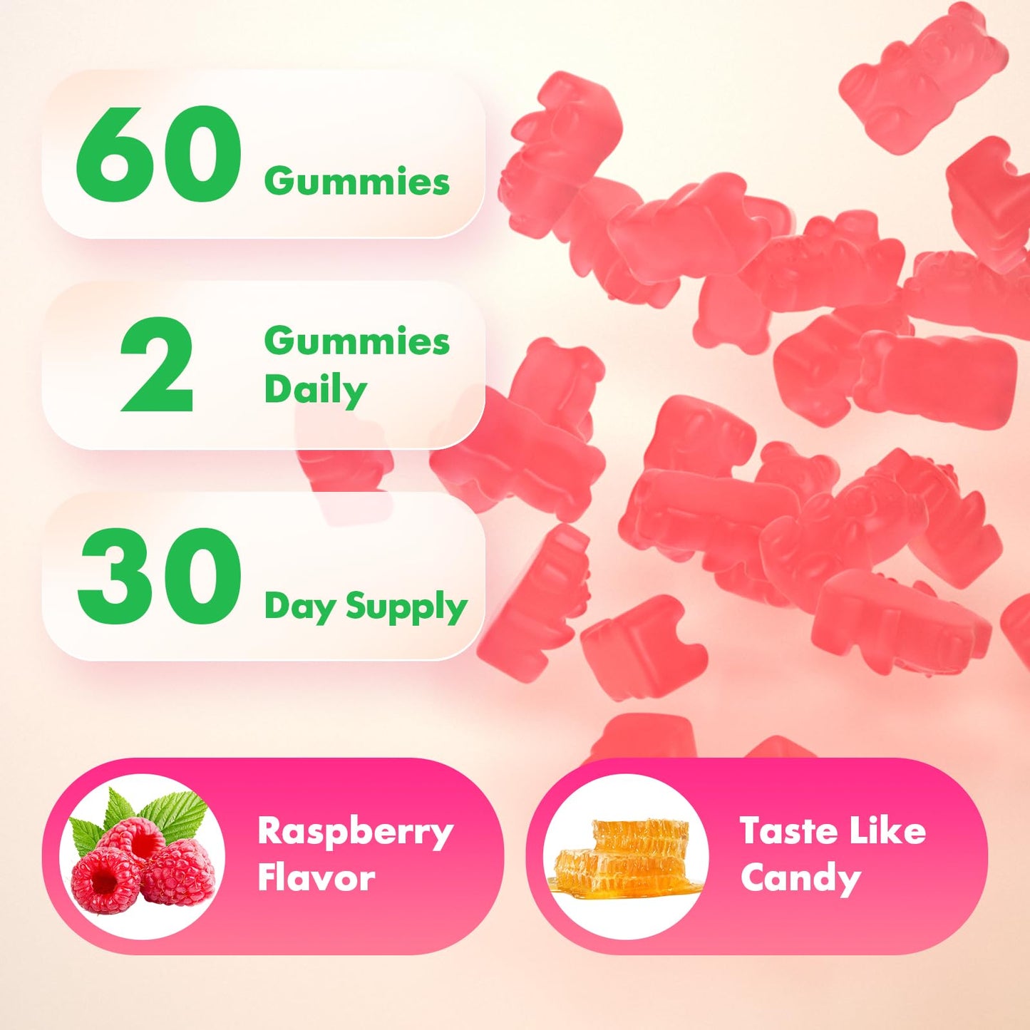 Gummies L-Metilfolato MEENCCD, 15mg