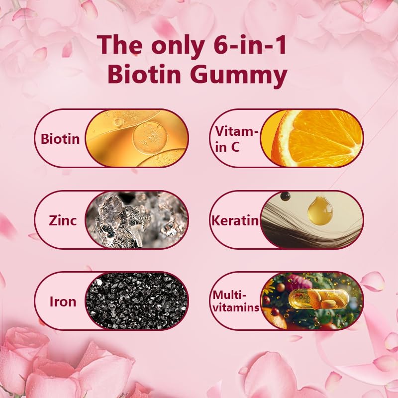 Gummies masticables vitaminas para cabello piel y uñas