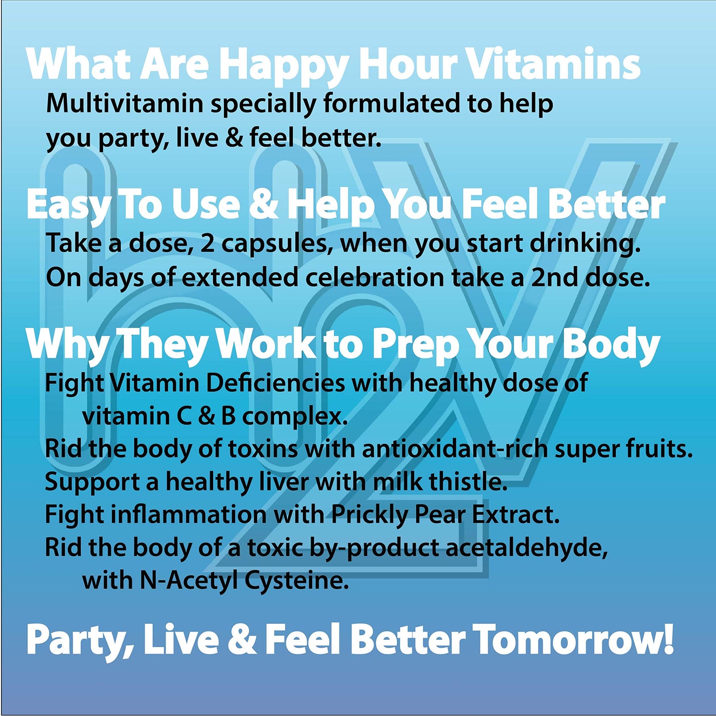 Happy Hour Vitamins para restaurar y equilibrar el bienestar