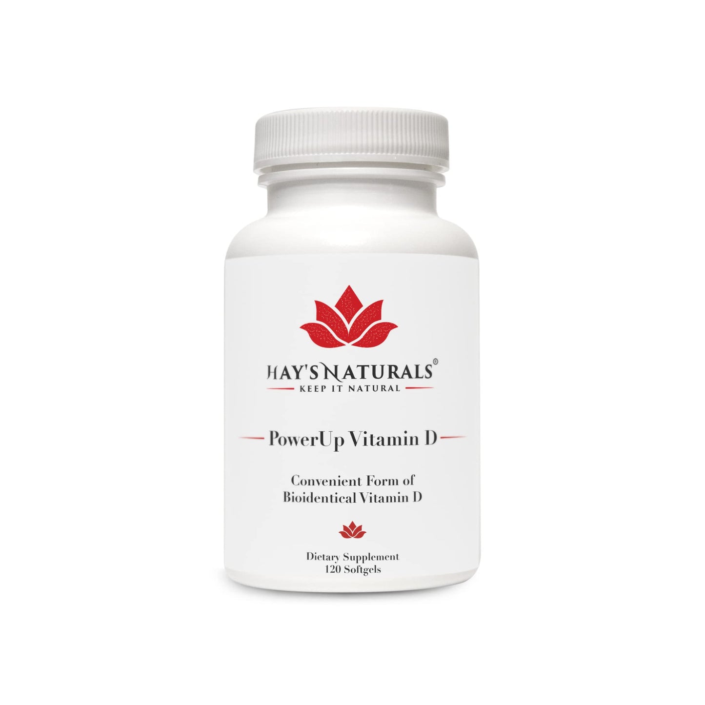 Hay's Naturals Vitamina D3 2000 UI 120 cápsulas suplemento energético