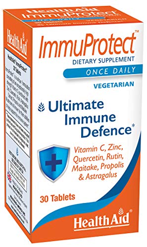 HealthAid Immuprotect defensas sistema inmune 30 tabletas