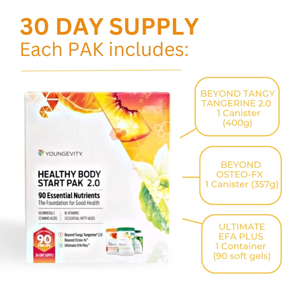 Healthy Body Start con osteo-fx y Tangy Tangerine