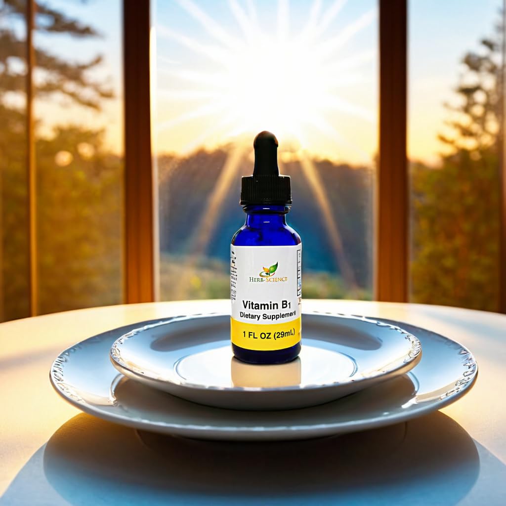 Herb-Science vitamina B1 soporte sistema nervioso y estrés