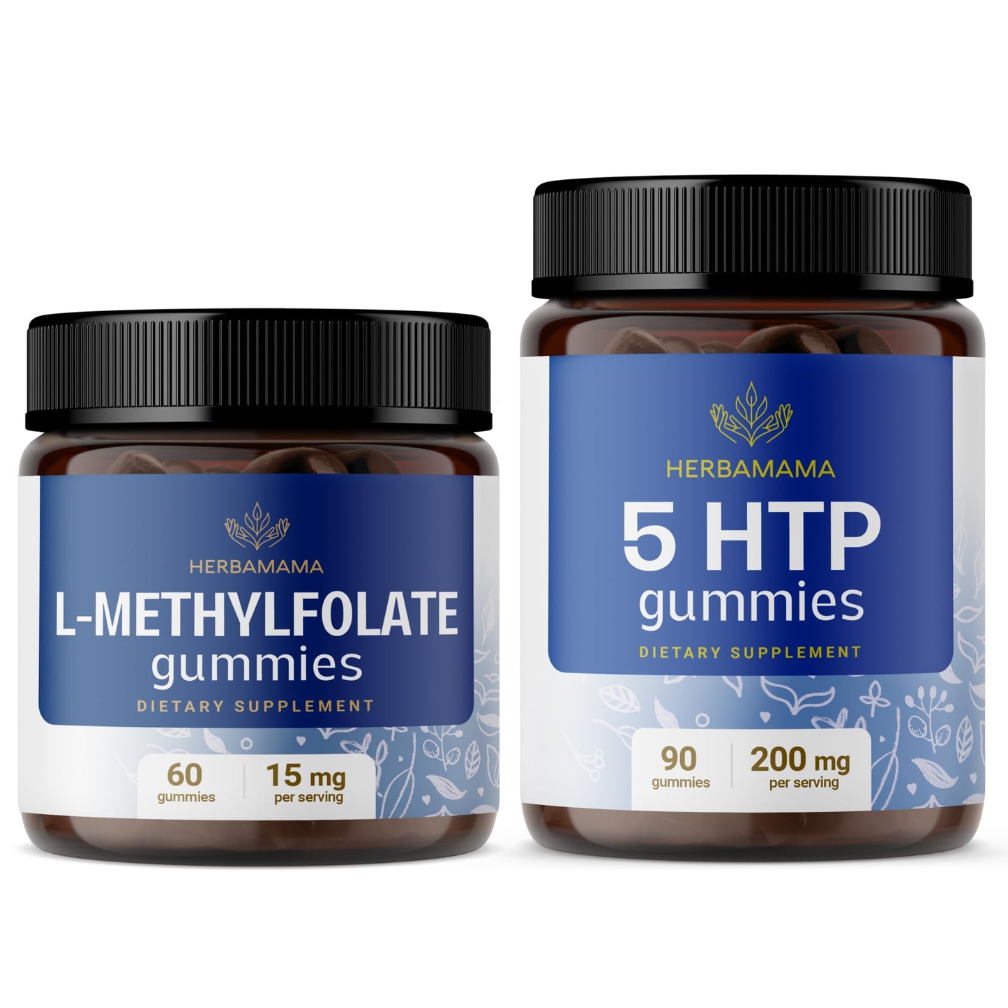 HERBAMAMA kit L-Metilfolato y gomitas 5-HTP