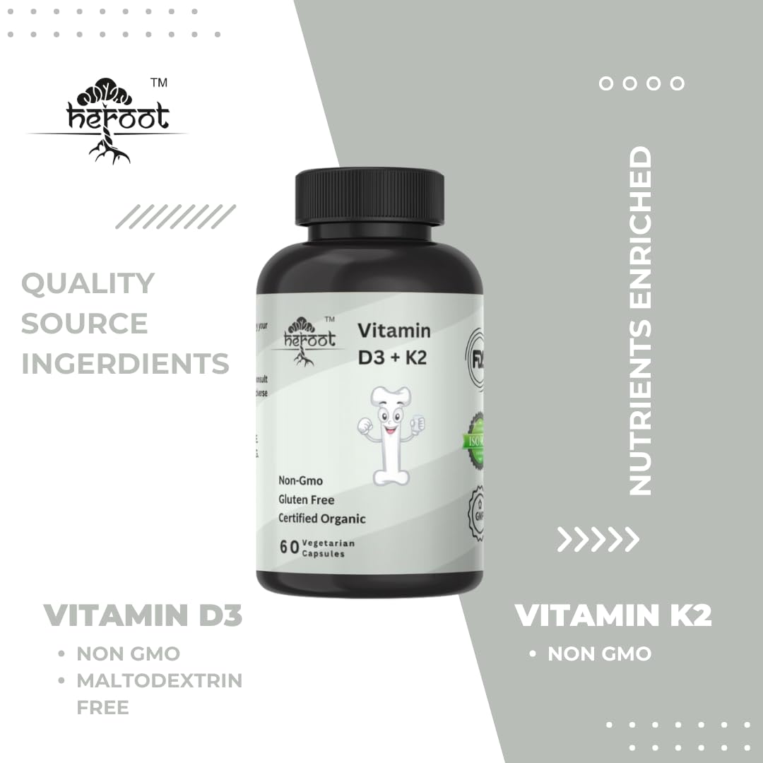 Heroot vitaminas d y k para absorción calcio