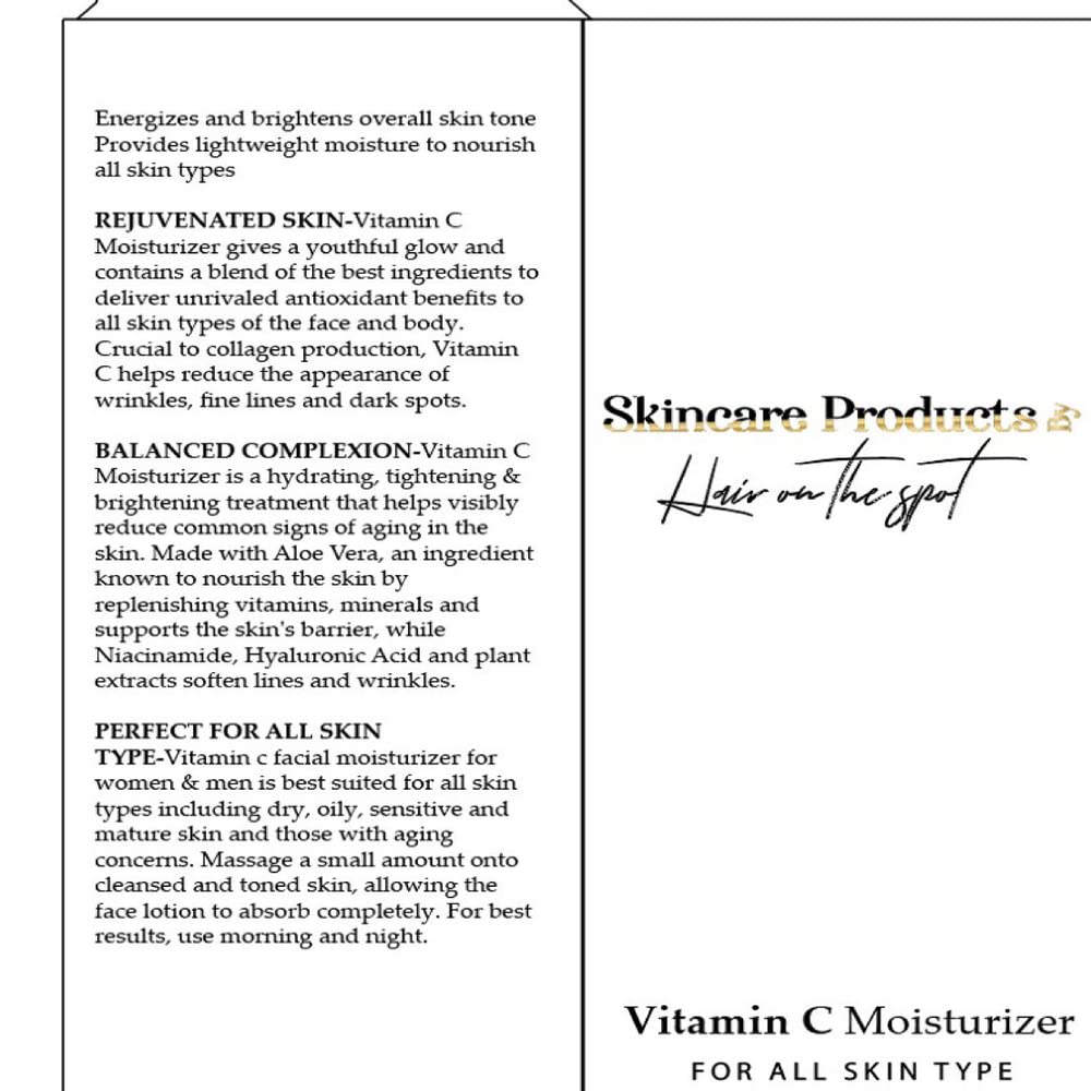 Hidratante vitamina c con beneficios antioxidantes