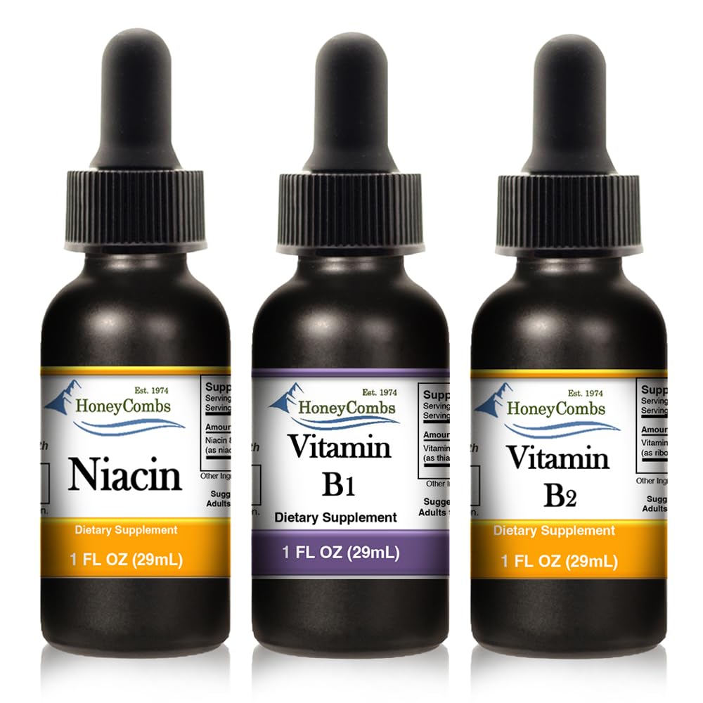HoneyCombs gotas vitamina b2 riboflavina suplemento líquido 30 ml