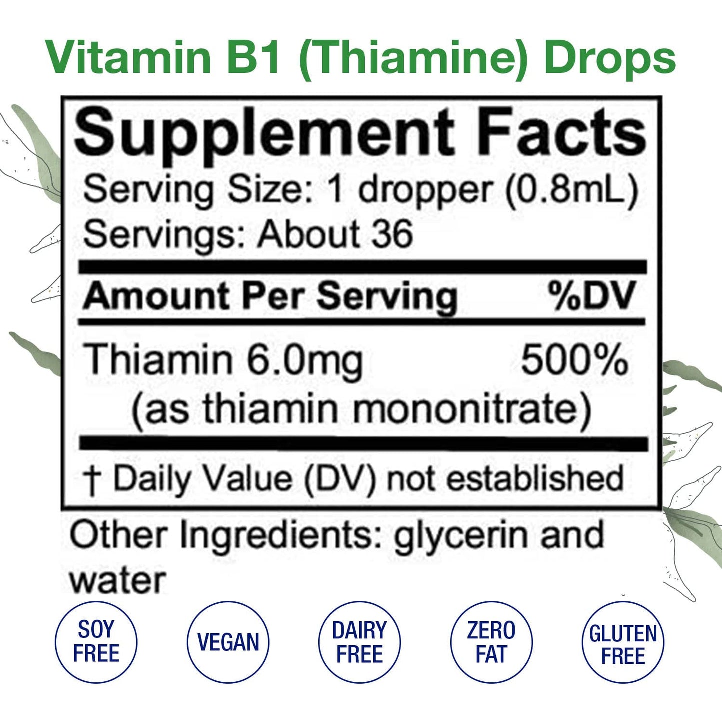 HoneyCombs vitaminas B5 B2 B1 extractos líquidos 1 fl oz c/u