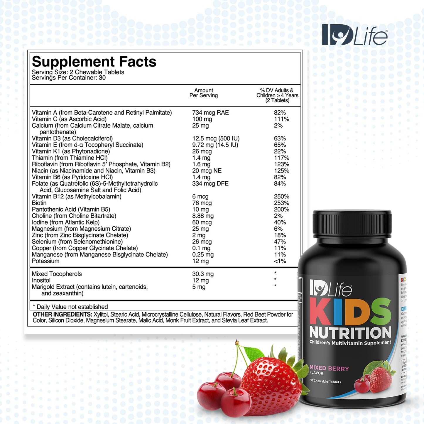 IDLife Vitaminas y Minerales Esenciales para Niños, Suplemento Diario