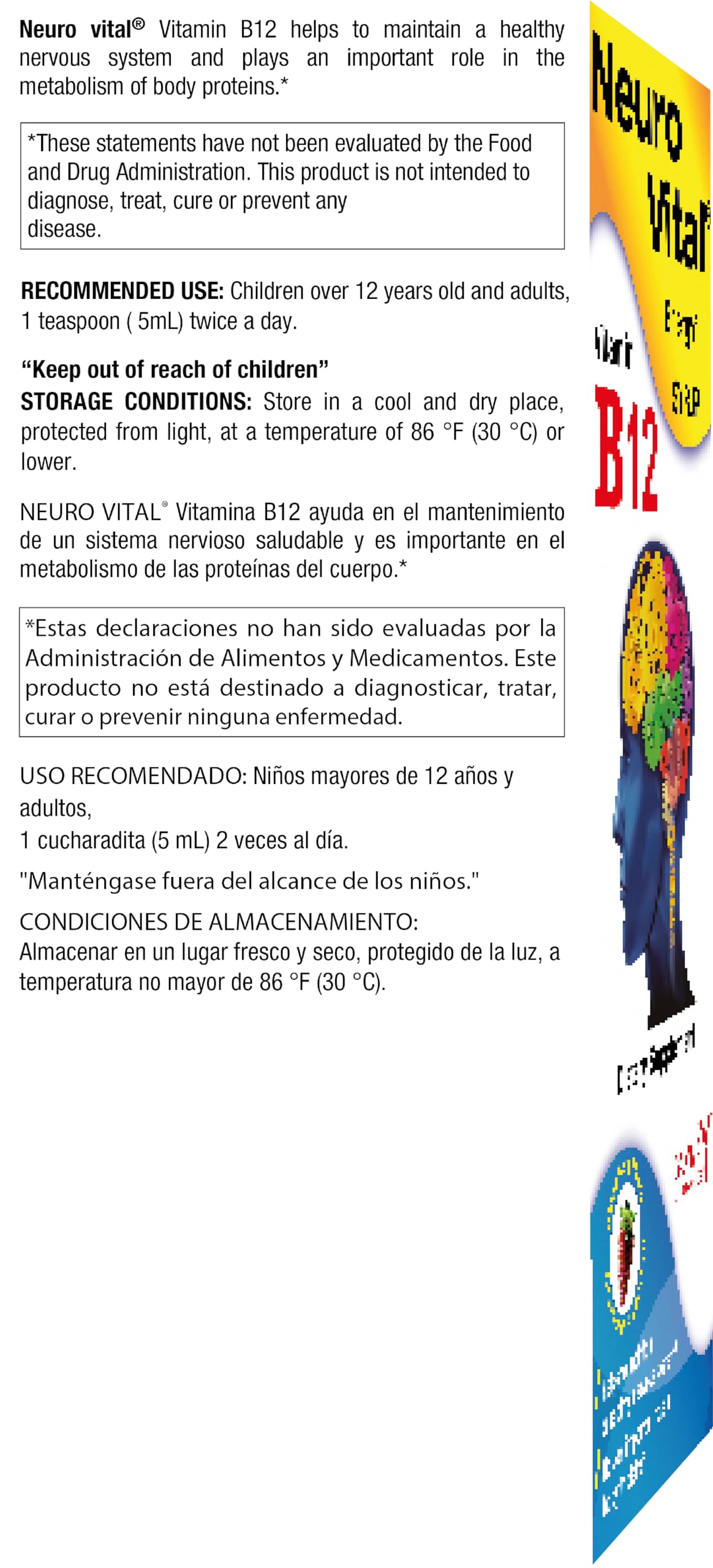 Imagen de etiqueta jarabe NeuroVital