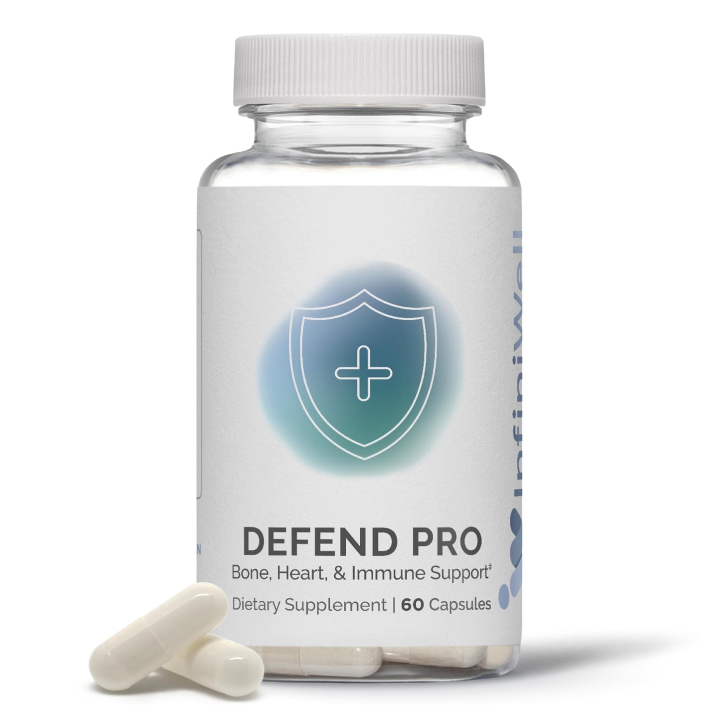 InfiniWell Defend Pro cápsulas para salud ósea y cardíaca