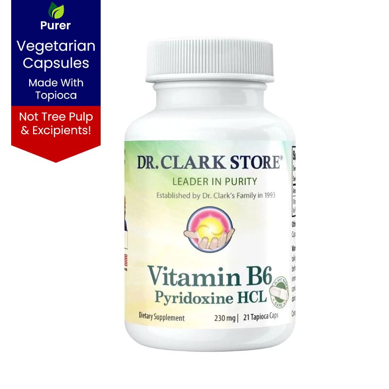 Información nutricional Dr Clark vitamina B6 tapioca