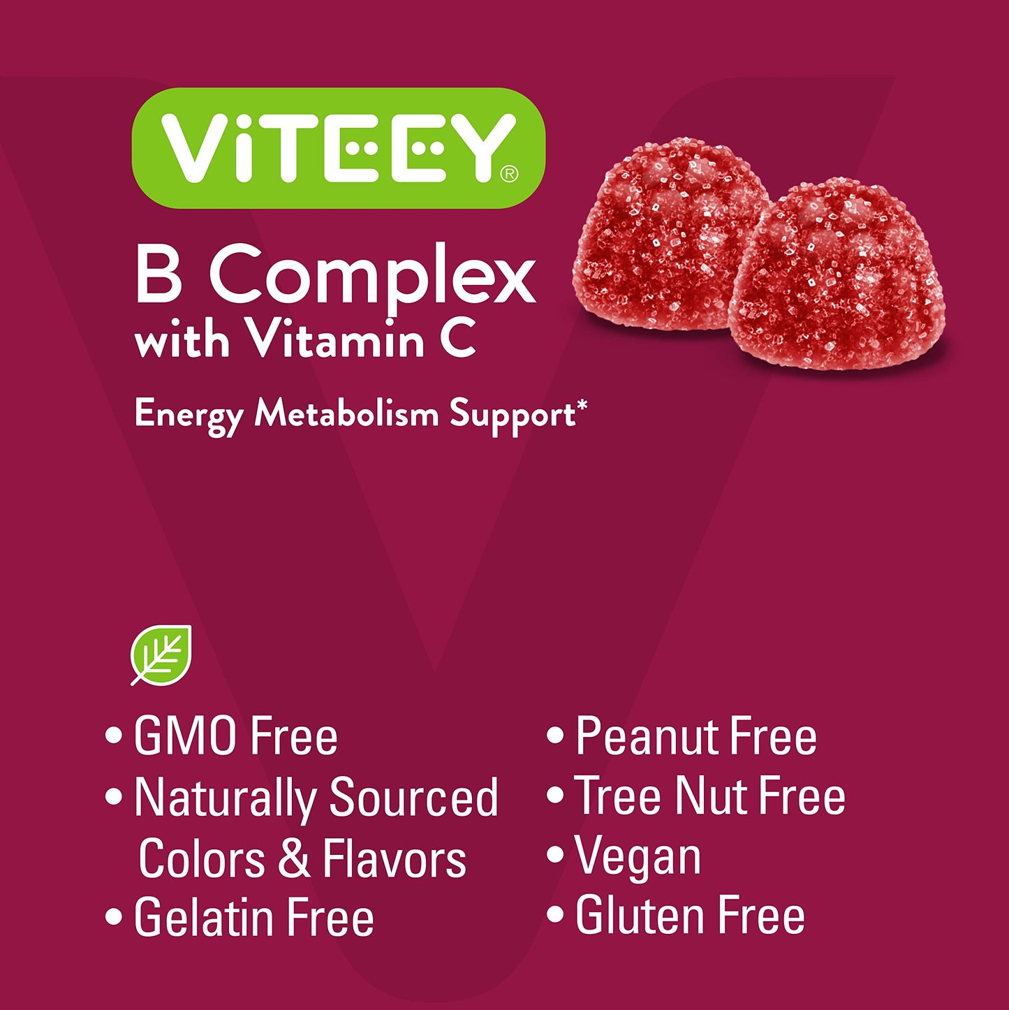 Información nutricional gomitas Viteey vitaminas B y C