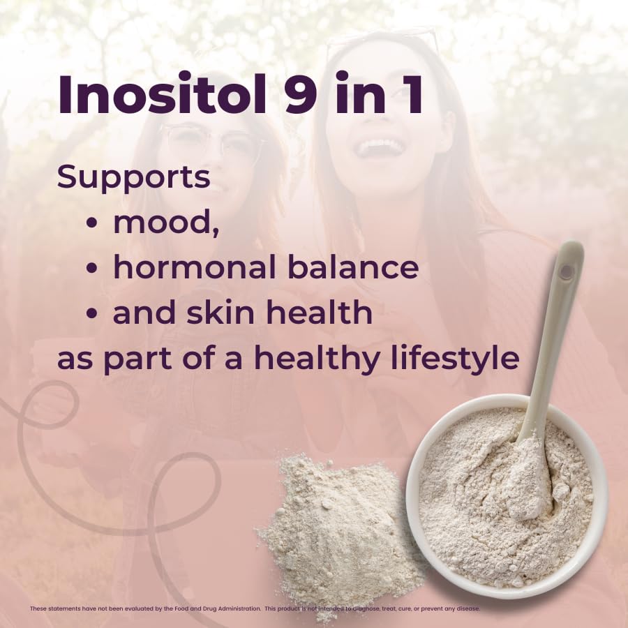 Información nutricional suplemento QSTA inositol femenino