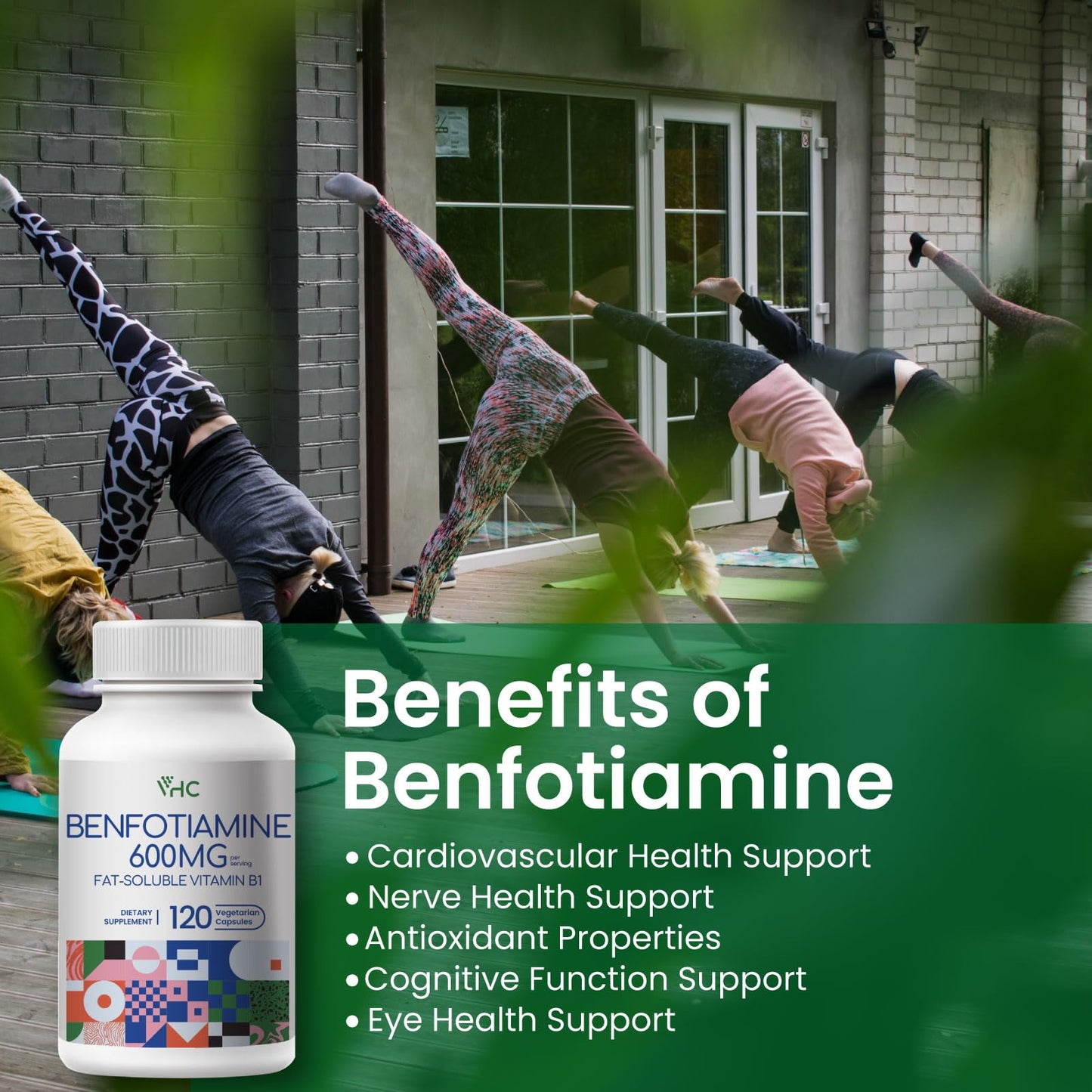 Información nutricional VHC Benfotiamina cápsulas