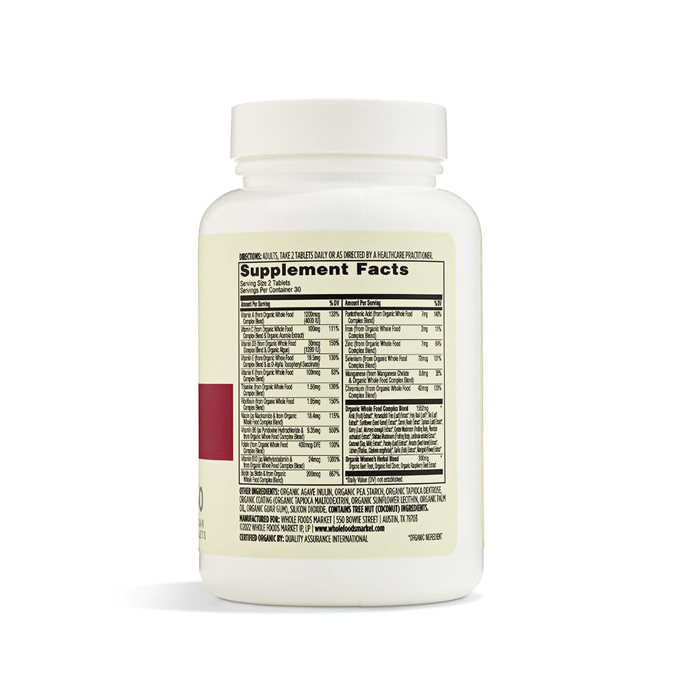 Información suplementaria del multivitamínico 365