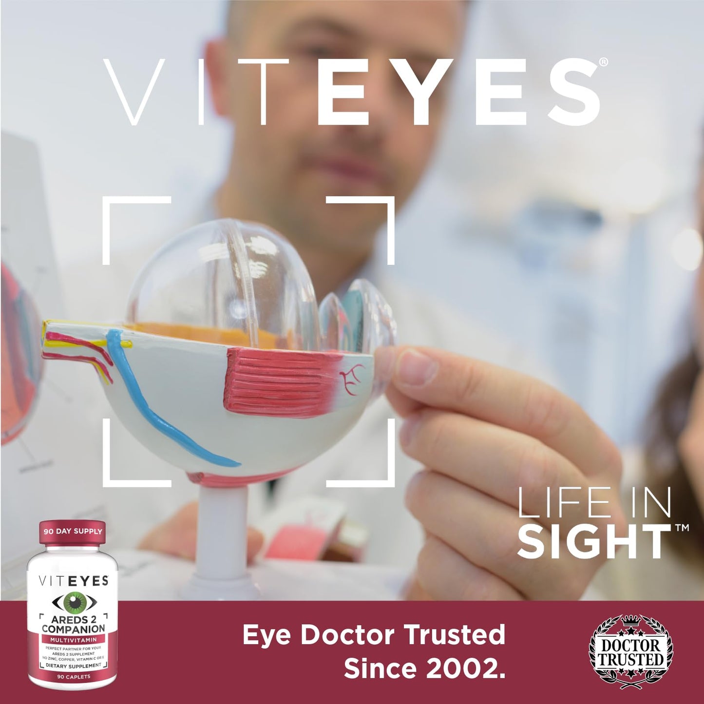 Ingredientes de alta calidad Viteyes AREDS 2 Multivitamínico.