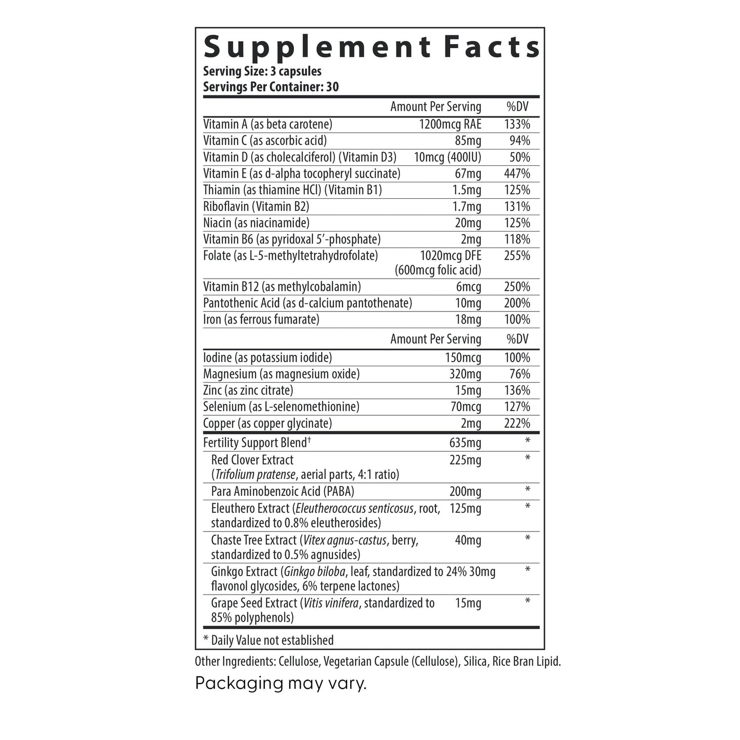 Ingredientes y beneficios FertilAid suplemento mujeres FertilAid
