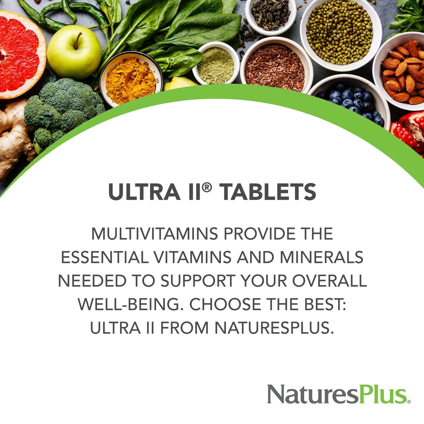 Ingredientes y beneficios de NaturesPlus Ultra II multivitamínico