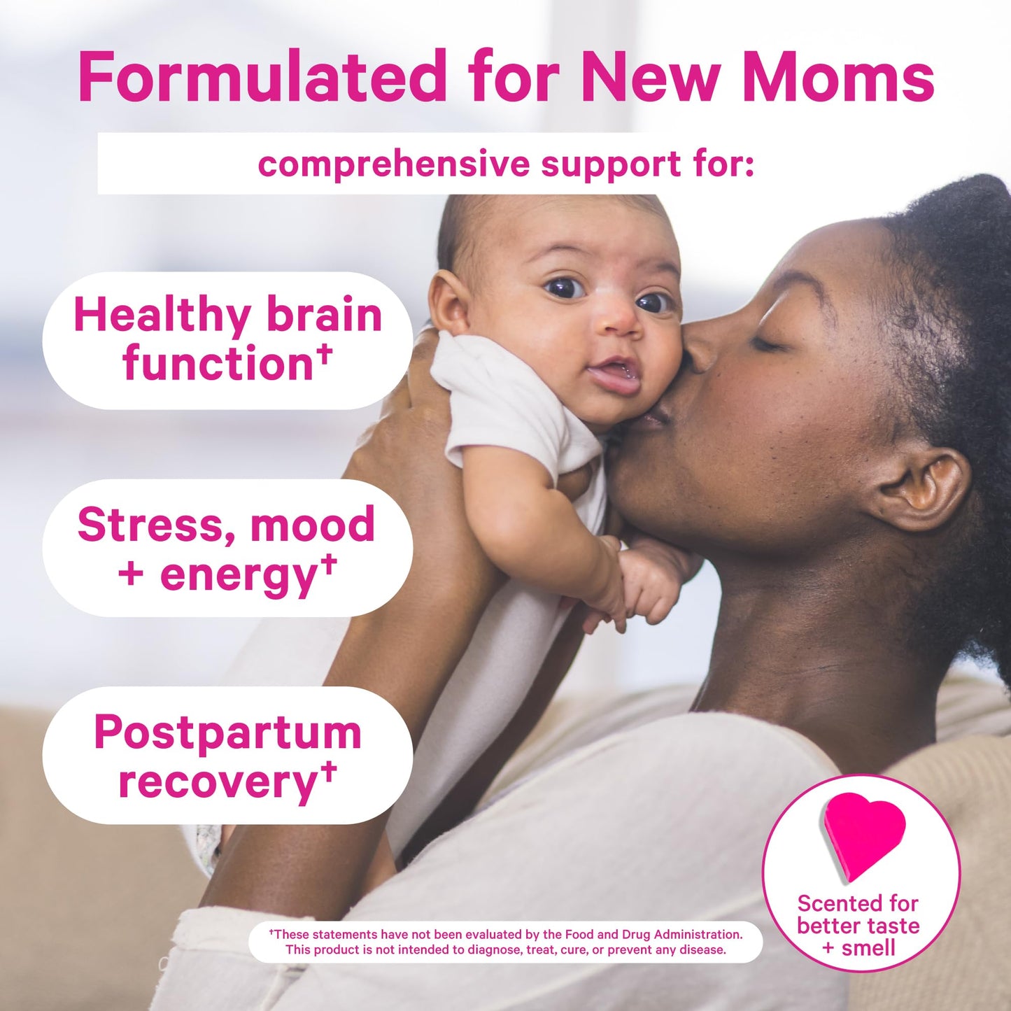 Ingredientes y beneficios Pink Stork Total Postnatal