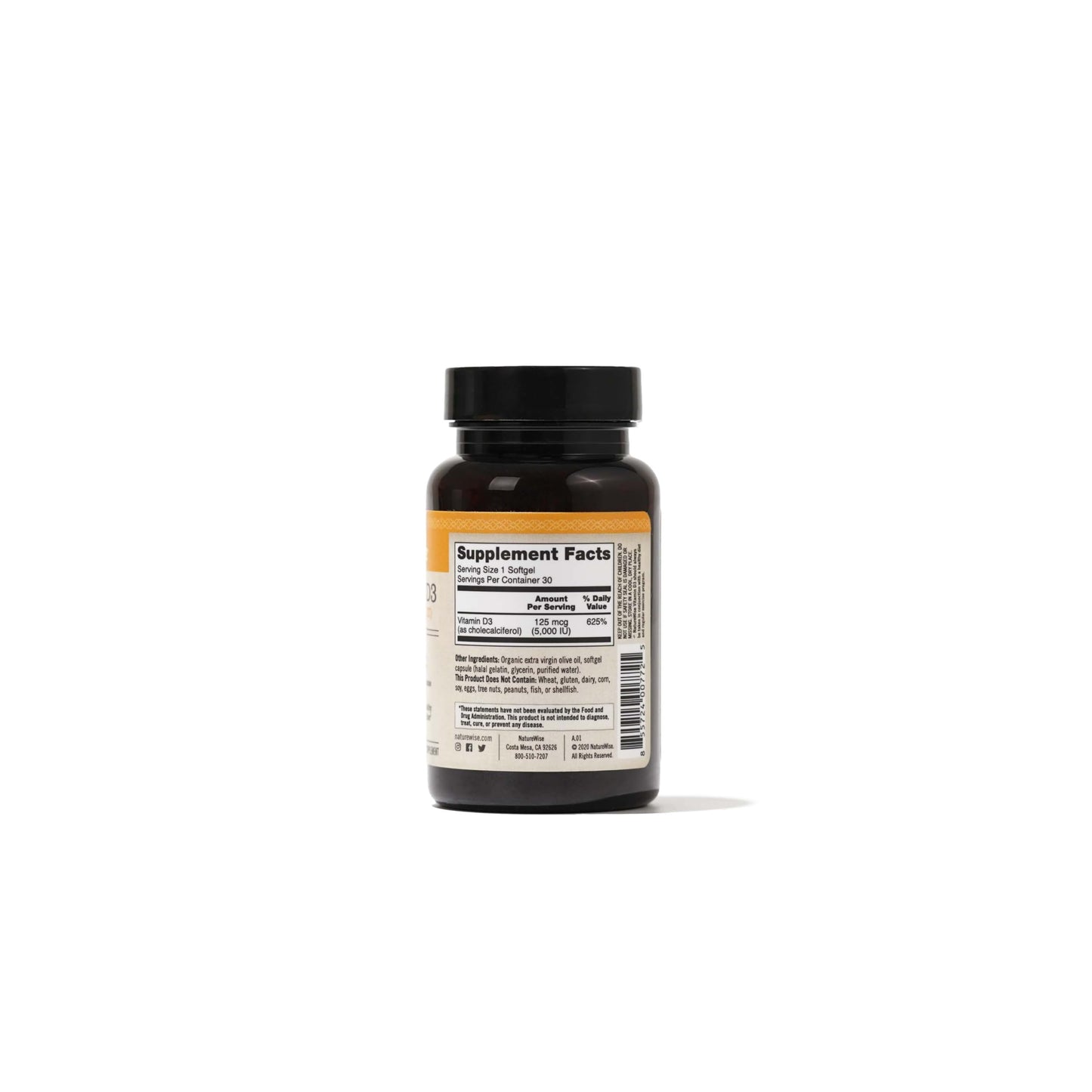 Ingredientes y certificados NatureWise multivitaminas