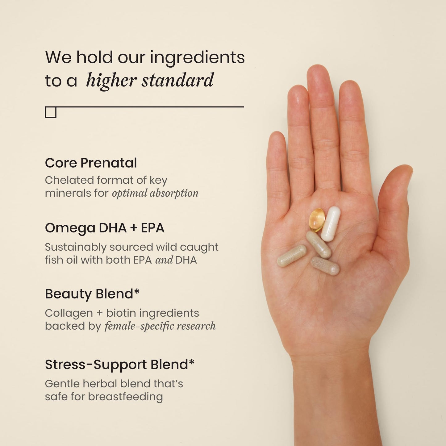 Ingredientes estándar elevado Perelel Mom Multi Support Pack