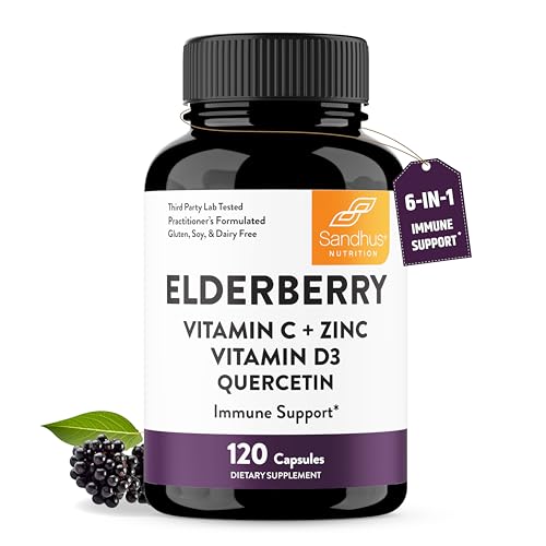 Ingredientes de la fórmula Sandhu vitamina D3 K2 y extracto de saúco