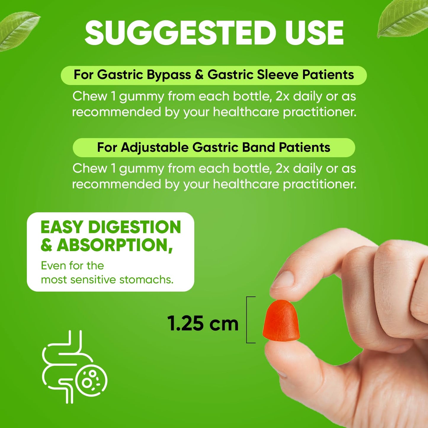 Ingredientes de multivitaminas BariSlim en gomas