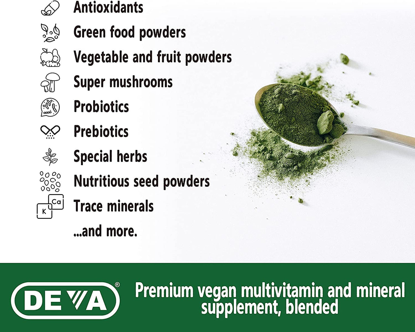 Ingredientes multivitaminas DEVA
