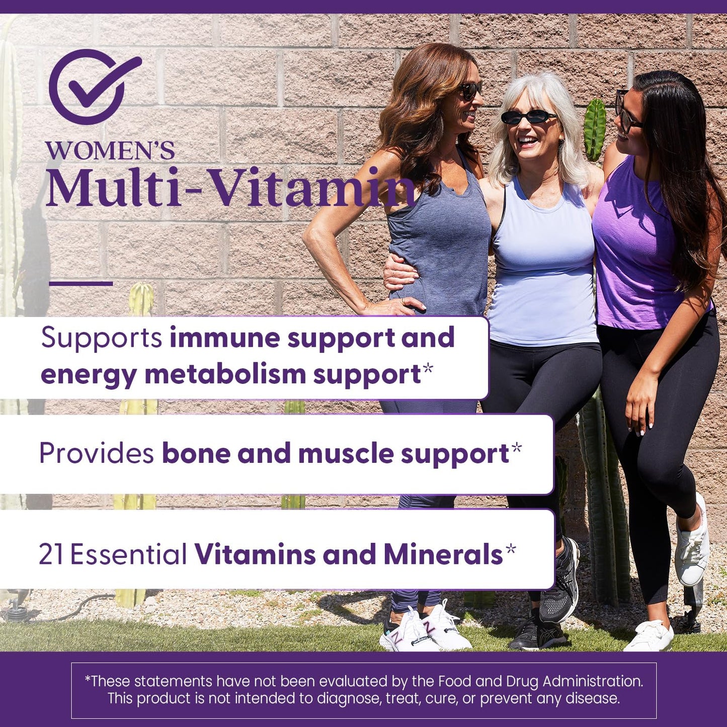 Ingredientes multivitaminas Doctor's Best para mujeres