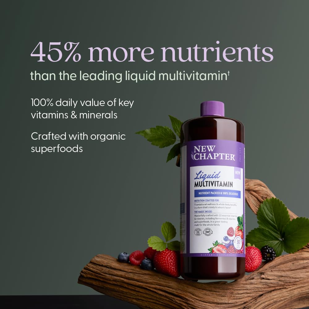 Ingredientes del multivitamínico líquido New Chapter