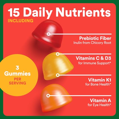 Ingredientes naturales en SmartyPants Multivitamínico