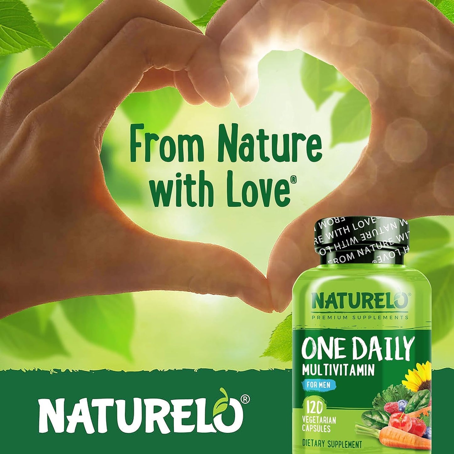 Ingredientes orgánicos, sin conservadores en NATURELO Multivitaminas