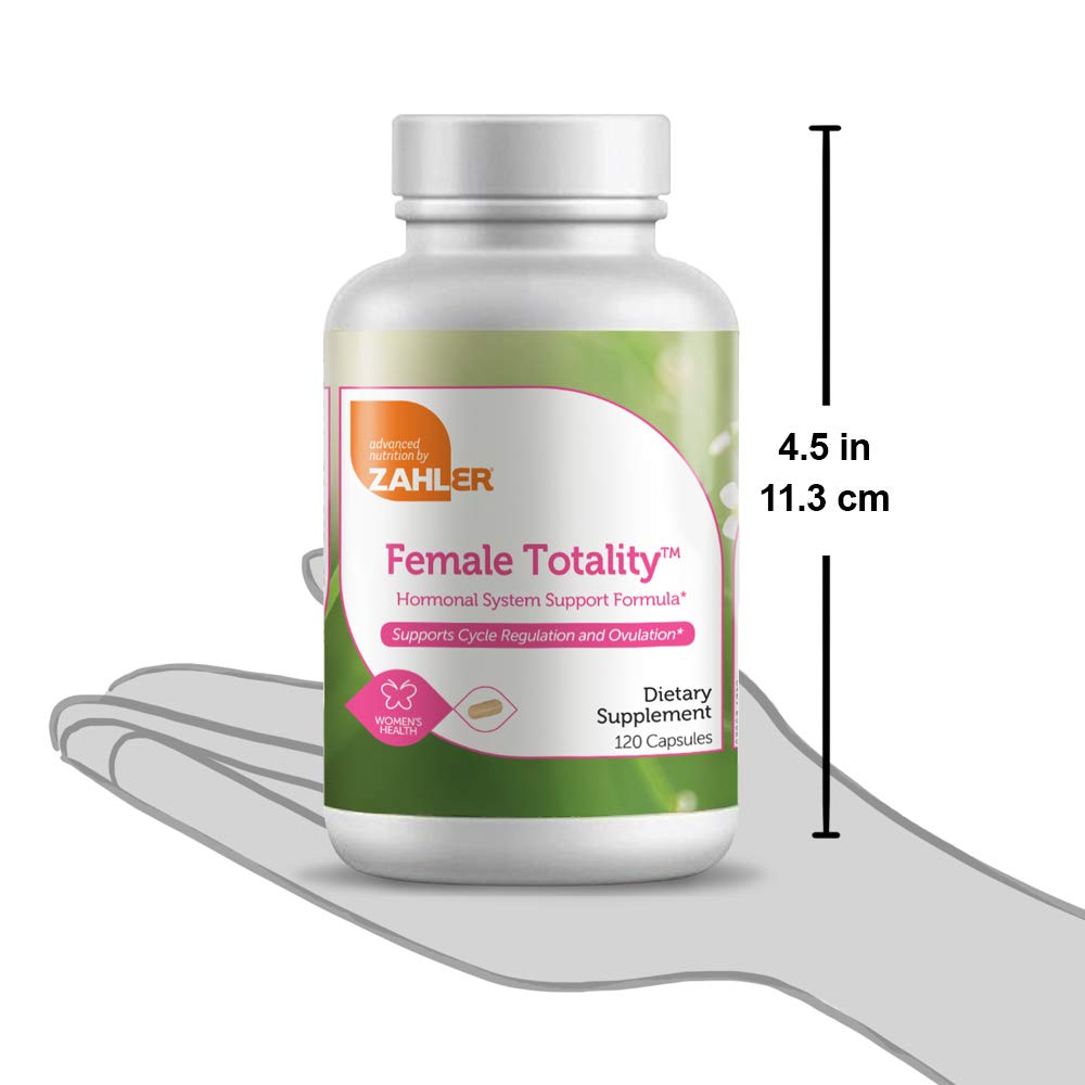 Ingredientes suplemento Zahler Female Totality para fertilidad