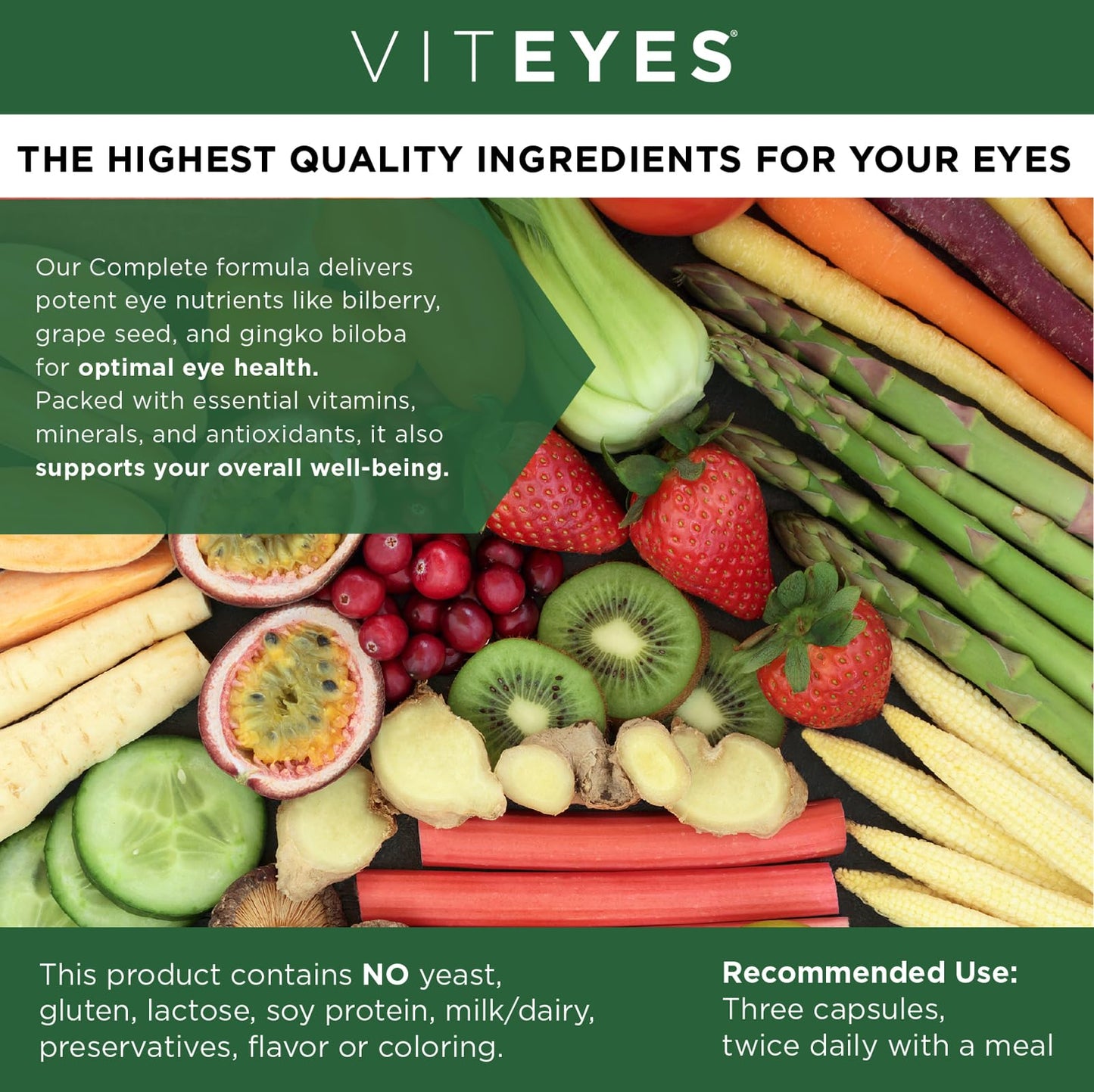 Ingredientes de alta calidad en Viteyes Completo