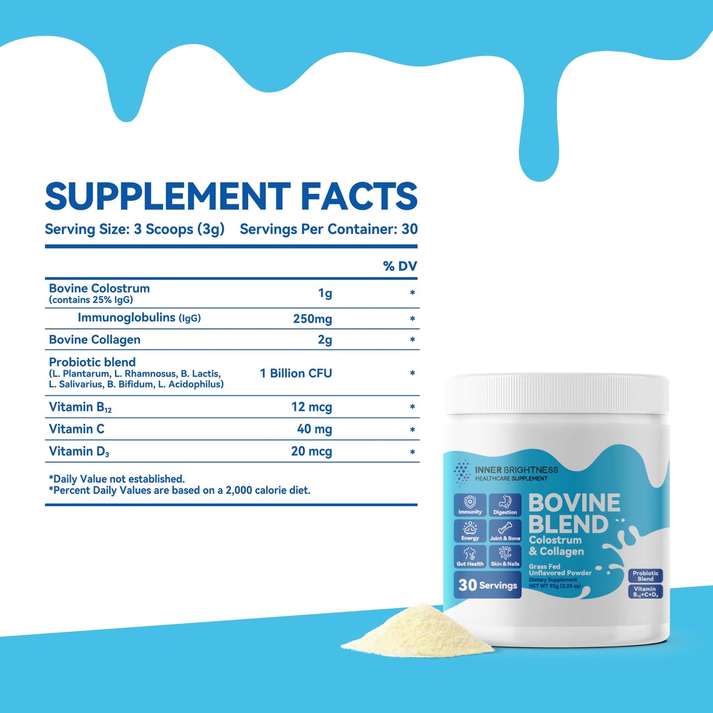 Inner Brightness suplemento urolitina a para bienestar y fuerza femenina