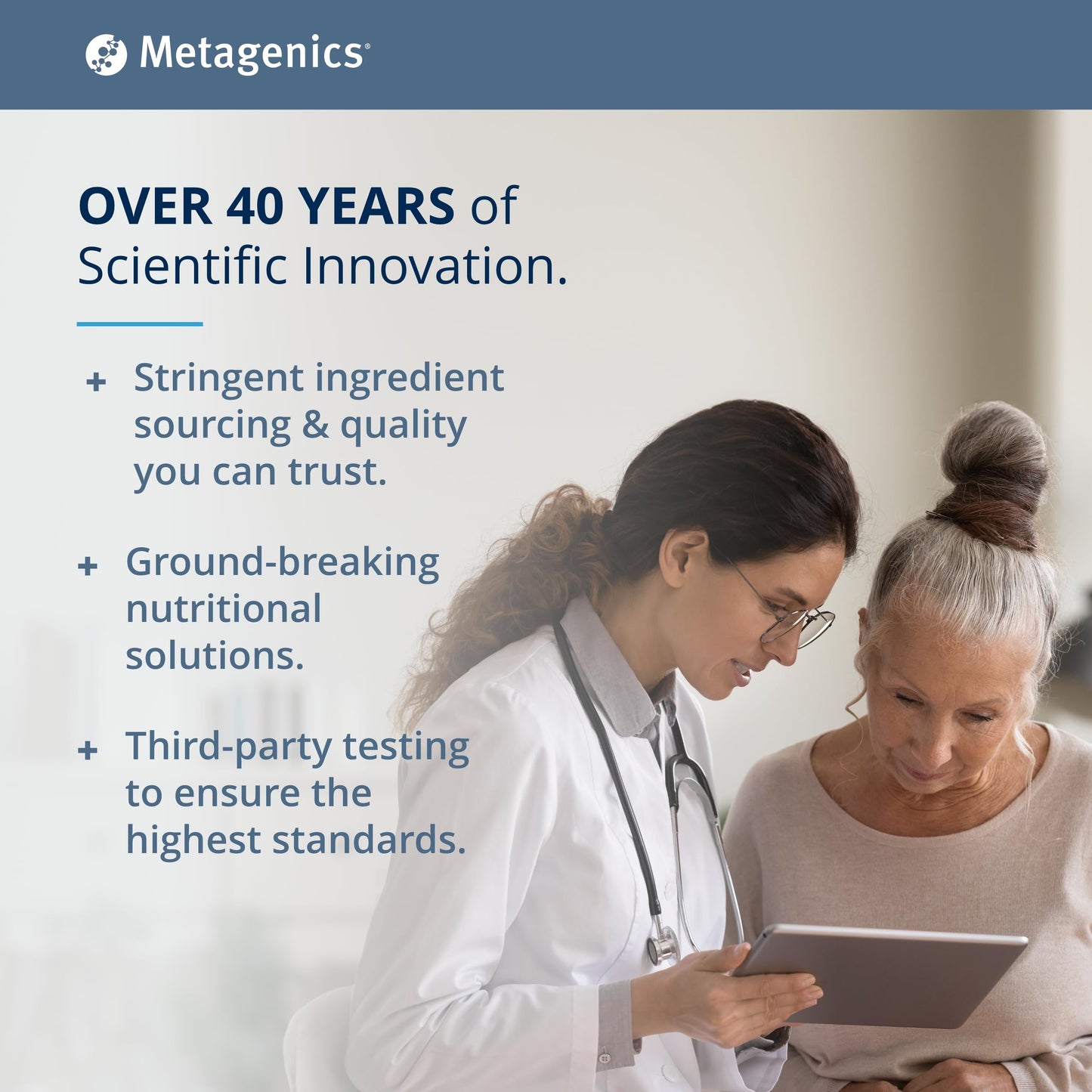 Innovación científica de Metagenics 40 años
