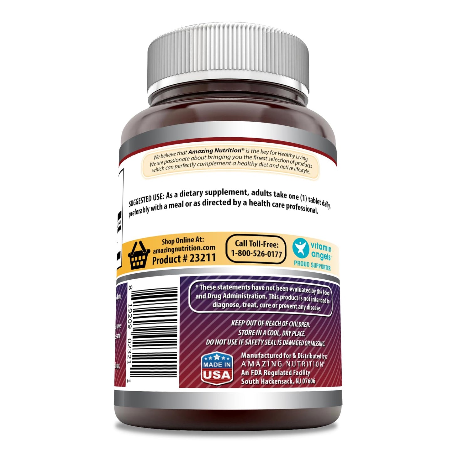Inositol Amazing Formulas envase y tabletas