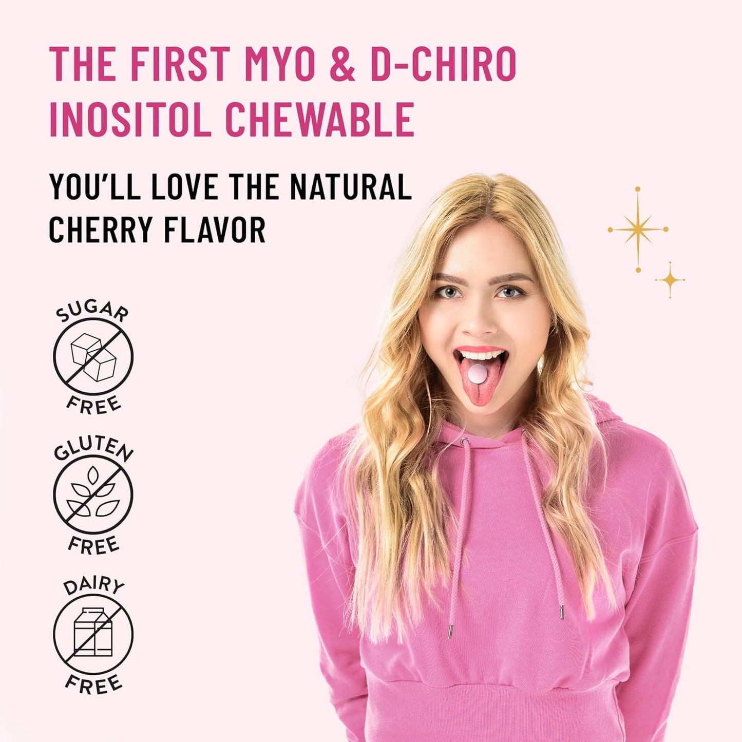 Tabletas de inositol sabor cereza natural