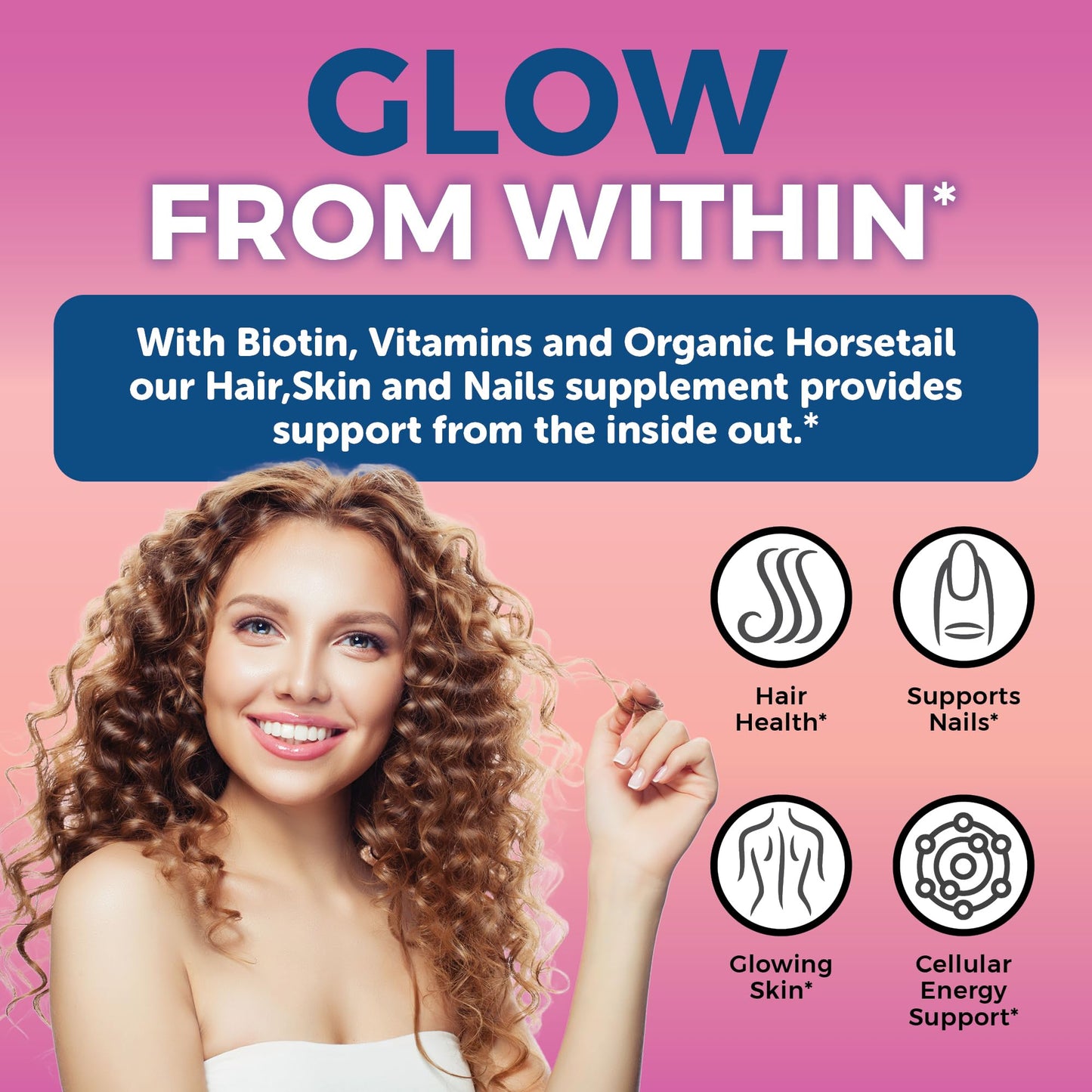Instrucciones de uso de vitaminas, cabello, piel y uñas