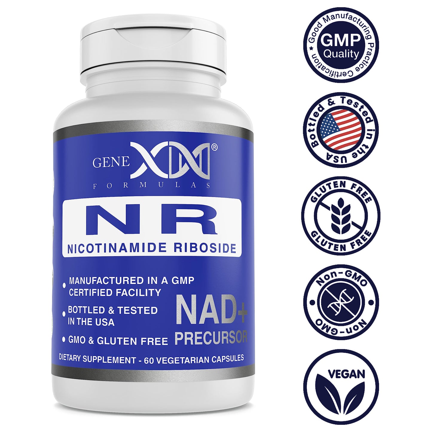 Instrucciones suplemento Genex NR Nicotinamida Ribósido 300mg