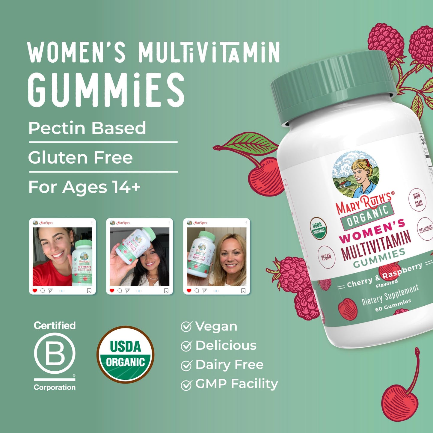 Instrucciones de uso para gomitas multivitamínicas