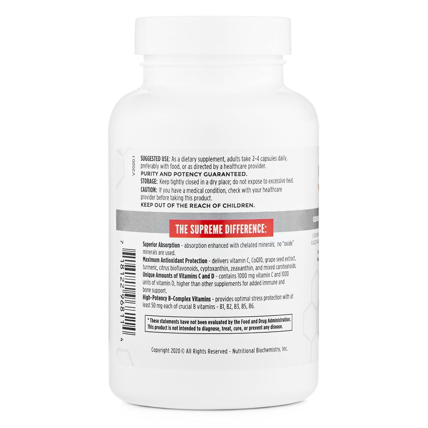 instrucciones de uso del multivitamínico nbi