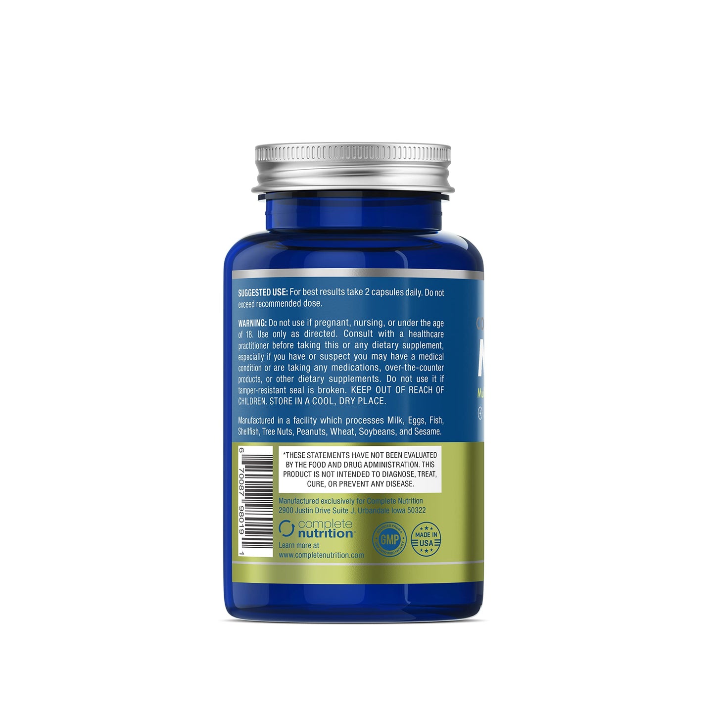 Instrucciones de uso del multivitamínico