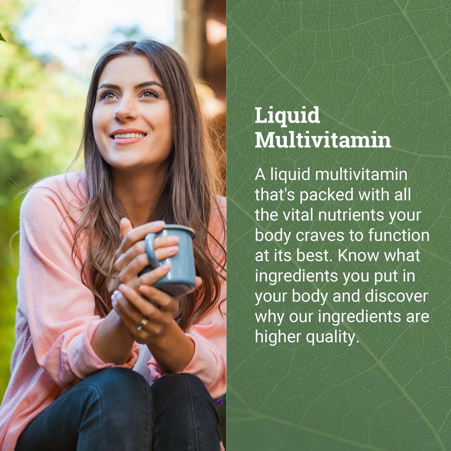 Instrucciones de uso sugerido para multivitamínico Earth Harmony