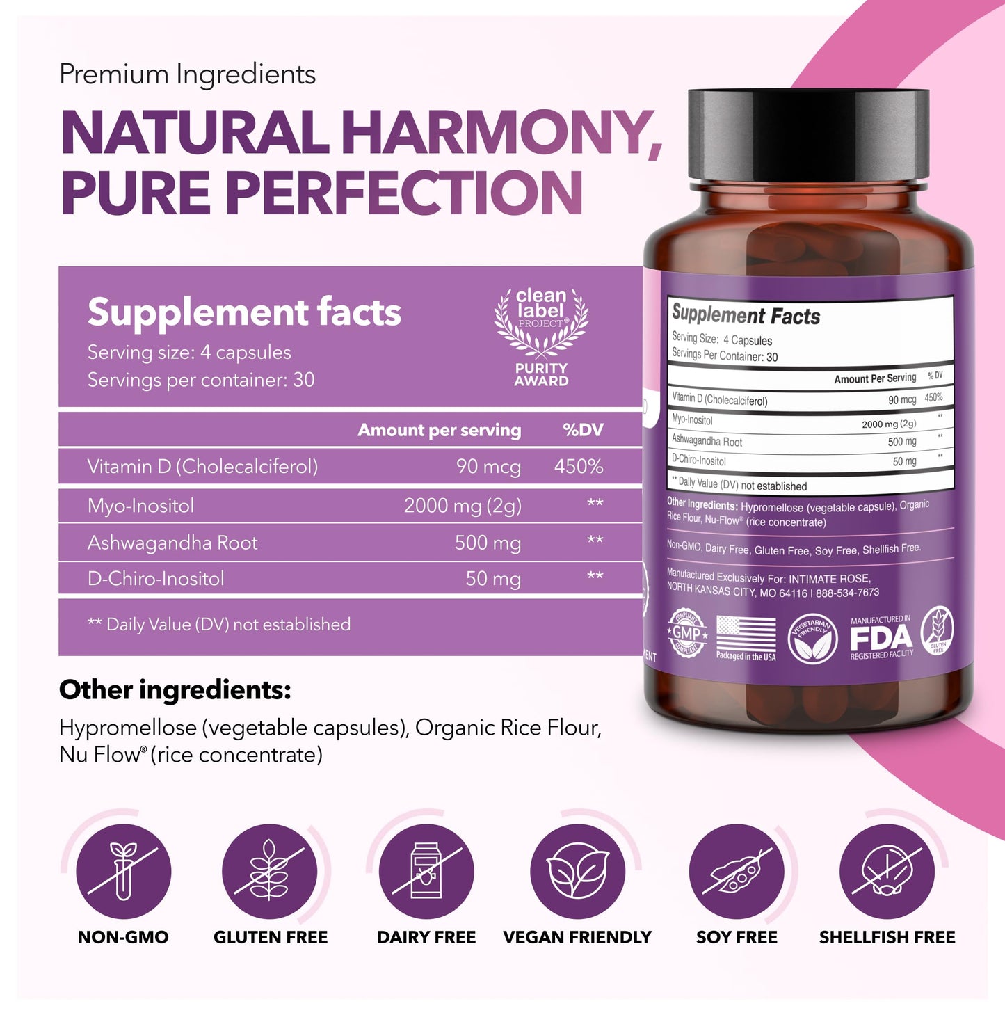 Intimate Rose apoyo bienestar vitalidad mujer